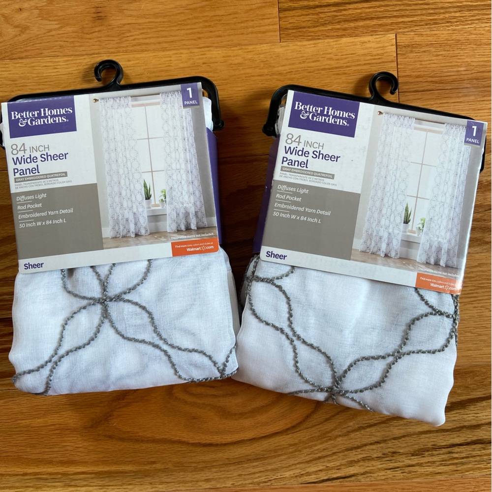 Curtain/sheets panel set ($10 - 2 panels)
